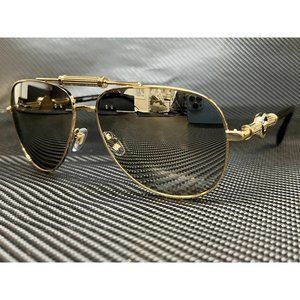 Versace Gold Pilot 59mm Unisex Sunglasses